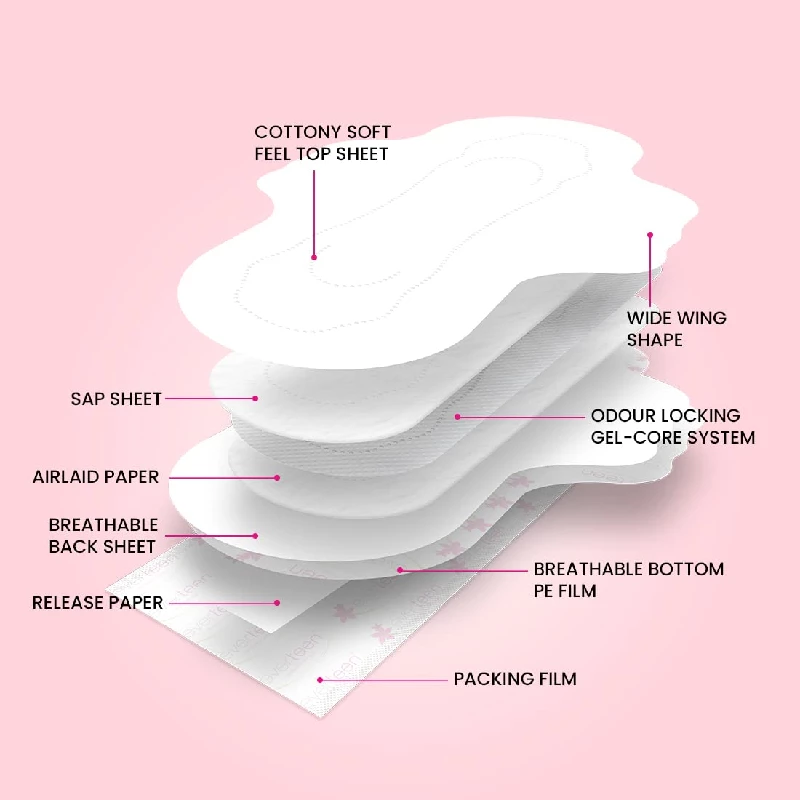 Everteen XL Soft Neem-Safflower Sanitary Pads, 20 Pads-6.webp